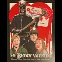 A colorful painting commemorating My Bloody Valentine 1981.